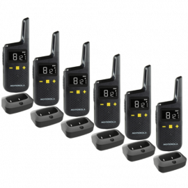 Motorola Walkie Talkie XT185 - Six Pack