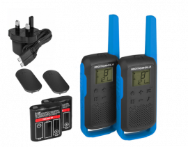 Motorola Walkie Talkie TLKR T62 Radio Twin Pack