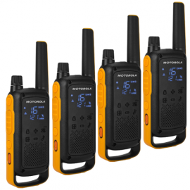 Motorola T82 PMR446 Walkie Talkie - Quad Pack