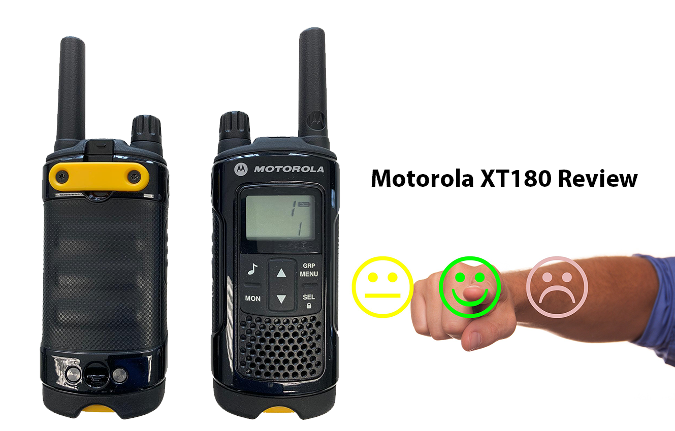 Twin Pack Motorola XT180 radio de dos vías pantalla ex 235 